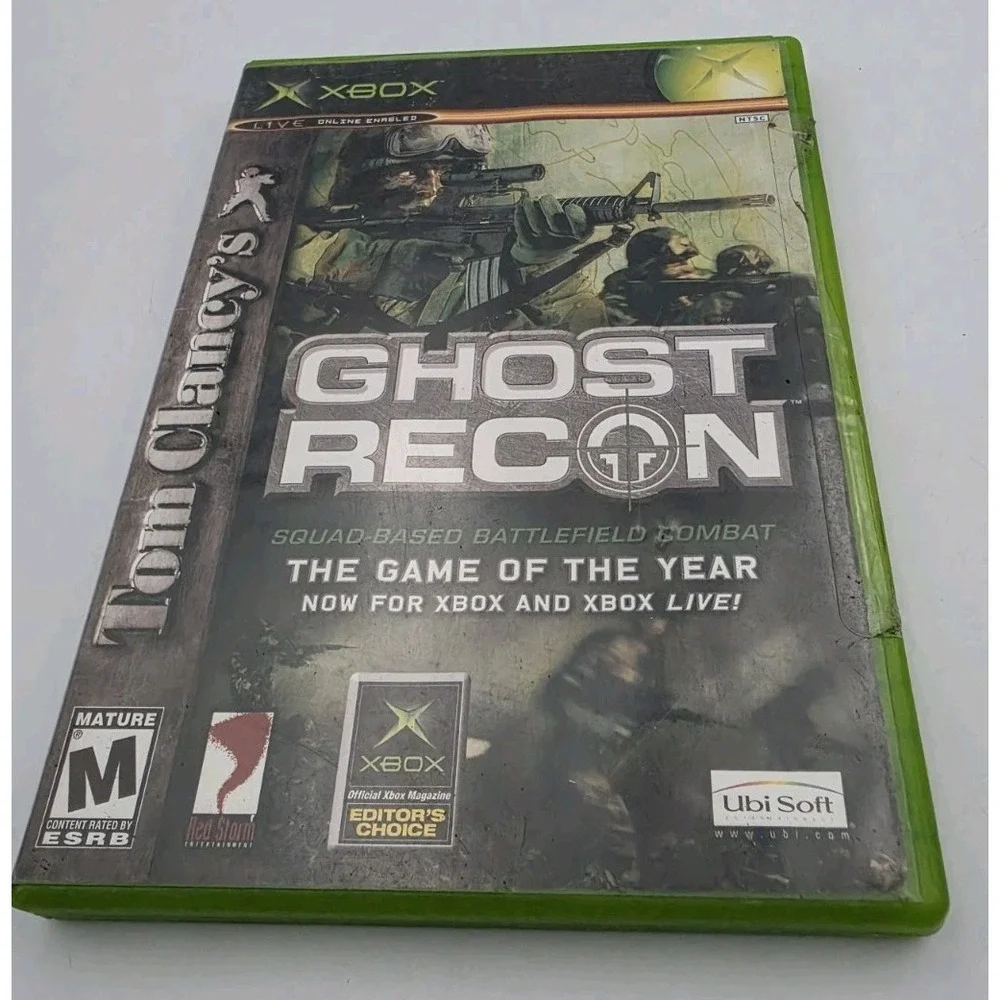 Tom Clancy's Ghost Recon Original Xbox Game CIB Ubisoft Shooter Tested